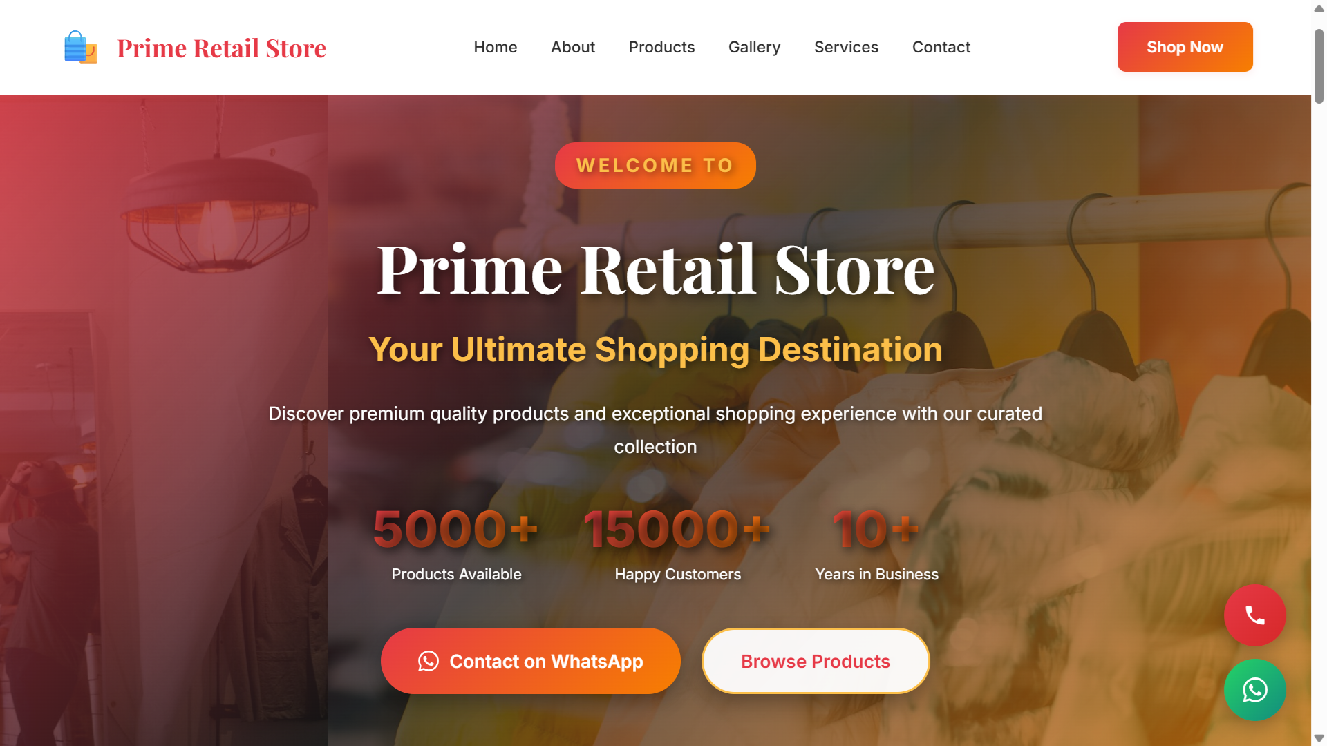 Prime Retail Store Preview